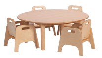 tafel rond met stoelen  Tangara Groothandel Kinderopvang en kinderdagverblijf inrichting (194)1